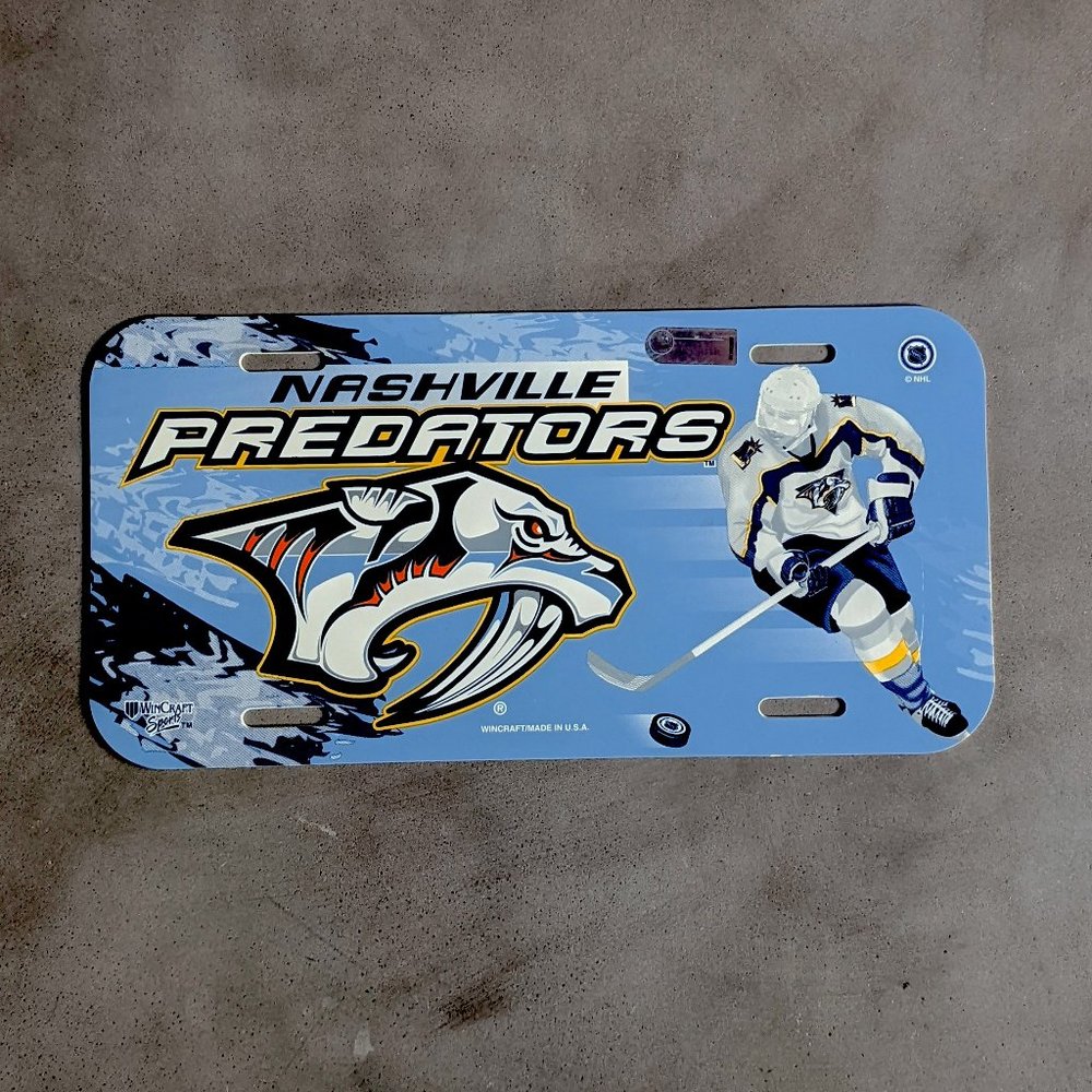 Nashville Predators NHL License plate WinCraft Sports